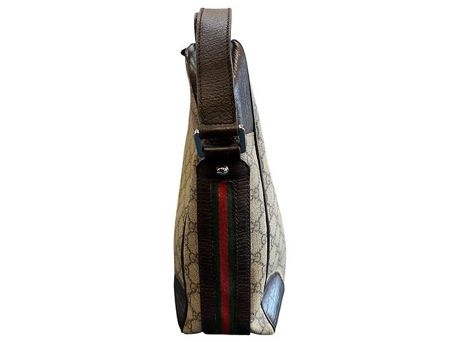 Borsa a tracolla Gucci GG Supreme Web - vista 3