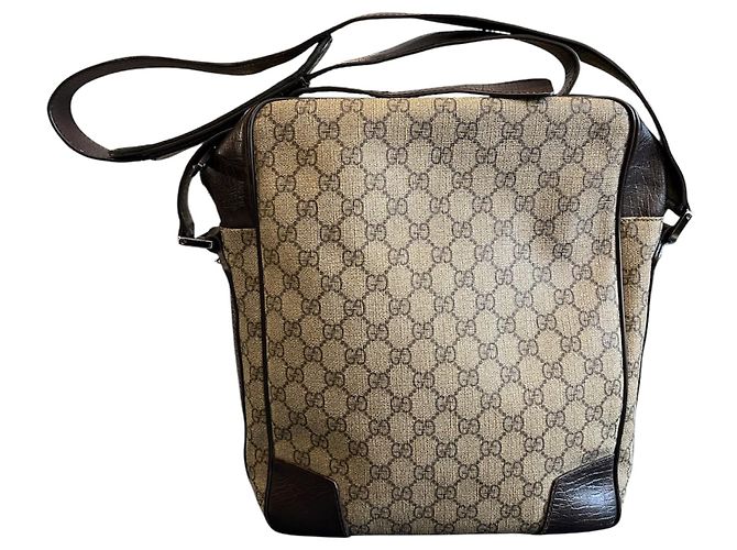 Borsa a tracolla Gucci GG Supreme Web - vista 4