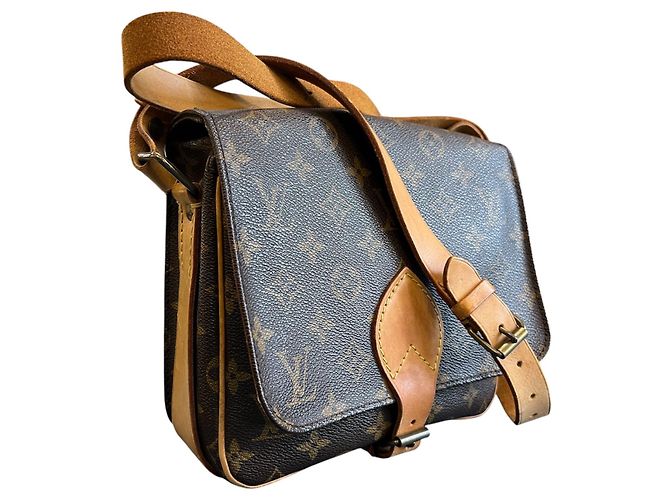 Borsa Louis Vuitton Monogram Cartouchiere MM 1992 - vista 2