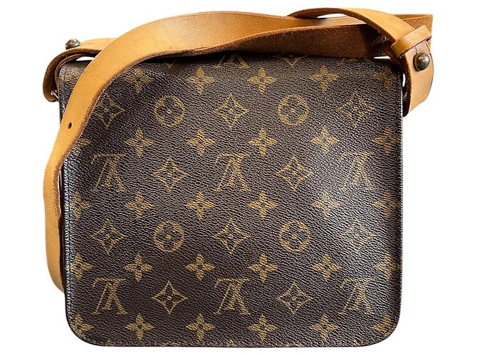 Borsa Louis Vuitton Monogram Cartouchiere MM 1992 - vista 4