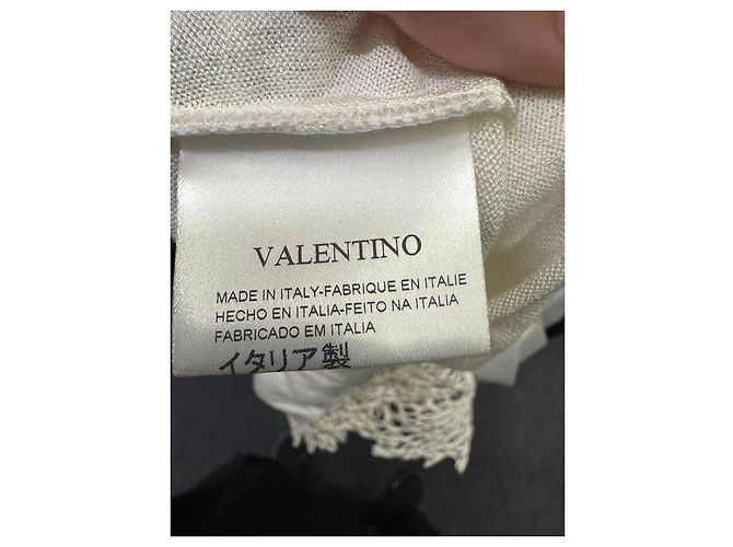 Falda de encaje blanco Valentino NWOT Talla S de segunda mano - vista 5