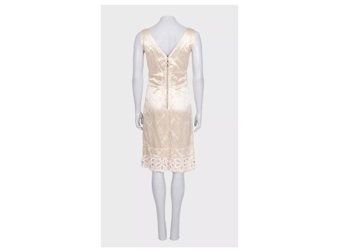 Ärmelloses Louis Vuitton Kleid Beige - Größe 36/S Gebraucht - Ansicht 3