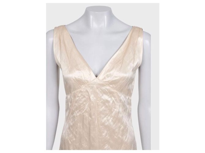 Ärmelloses Louis Vuitton Kleid Beige - Größe 36/S Gebraucht - Ansicht 4