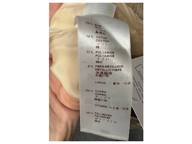 Ärmelloses Louis Vuitton Kleid Beige - Größe 36/S Gebraucht - Ansicht 7