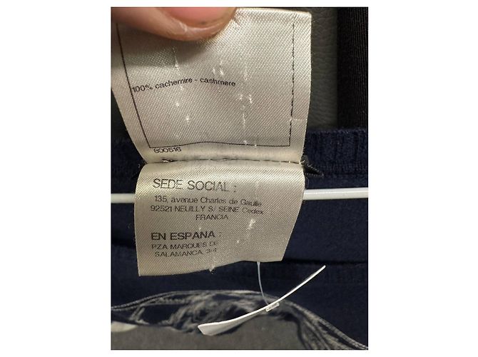 Vintage Chanel Cashmere-Pullover in Blau - Größe M, EU38 Gebraucht - Ansicht 5
