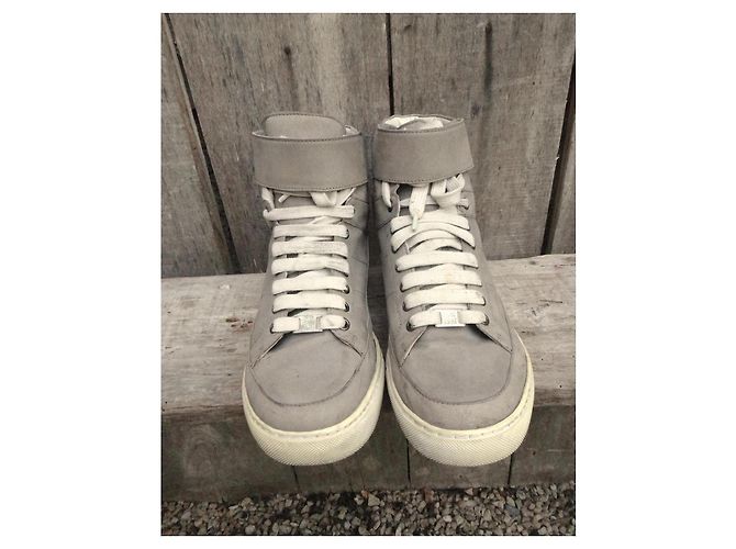 High-Top-Sneaker aus grauem Leder Givenchy - Ansicht 4