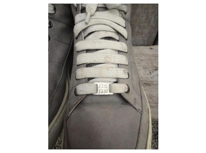 High-Top-Sneaker aus grauem Leder Givenchy - Ansicht 6