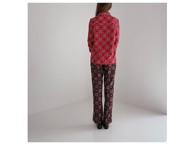 Autre Marque F.R.S. For Restless Sleepers Seidenhemd Schwarz Weiß Rot - Ansicht 11