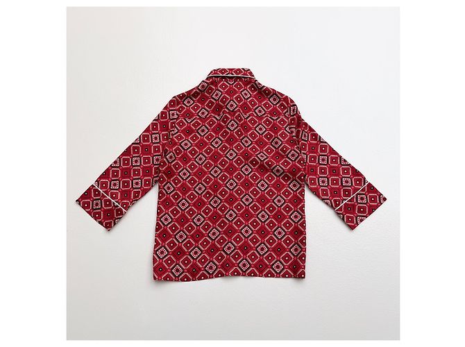 Autre Marque F.R.S. For Restless Sleepers Seidenhemd Schwarz Weiß Rot - Ansicht 4