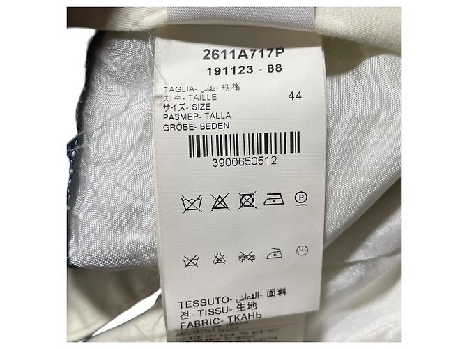 Autre Marque Conjunto de traje de lana con raya diplomática PAOLONI Azul Azul marino - vista 17
