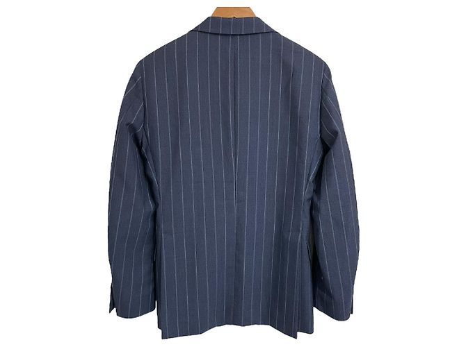 Autre Marque Conjunto de traje de lana con raya diplomática PAOLONI Azul Azul marino - vista 3