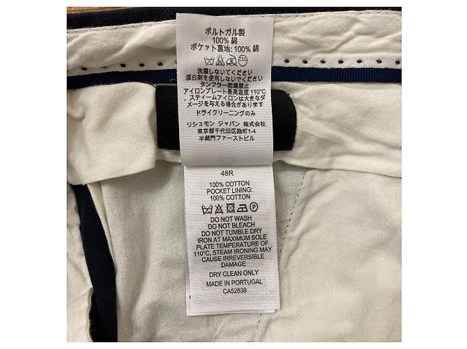 Alfred Dunhill Pantalones chino de algodón Dunhill Azul - vista 6