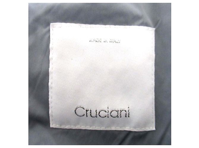 Autre Marque Abrigo de nylon con capucha Cruciani Azul Azul claro - vista 8