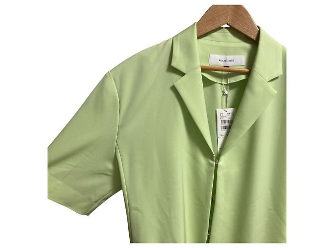 Autre Marque Blazer-camicia LE CIEL BLEU con occhielli Verde Verde chiaro - vista 2