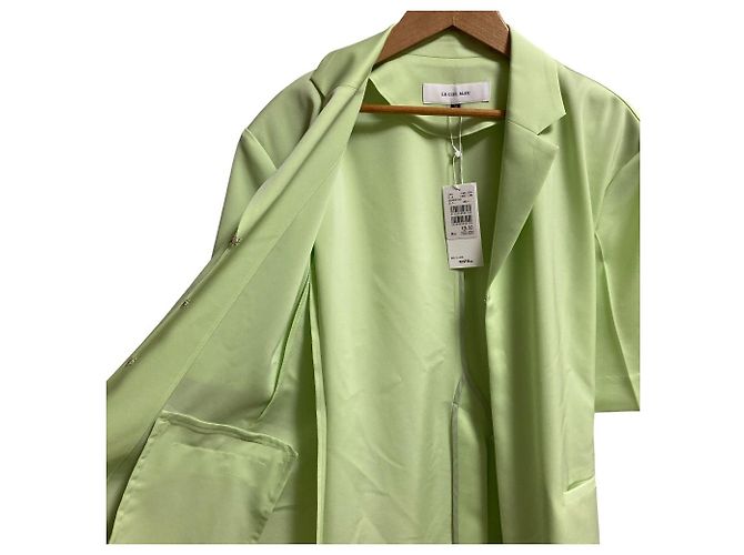 Autre Marque Blazer-camicia LE CIEL BLEU con occhielli Verde Verde chiaro - vista 3