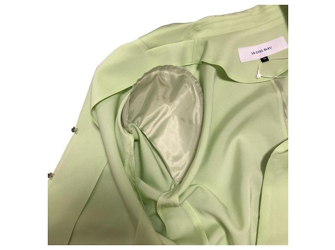Autre Marque Blazer-camicia LE CIEL BLEU con occhielli Verde Verde chiaro - vista 8