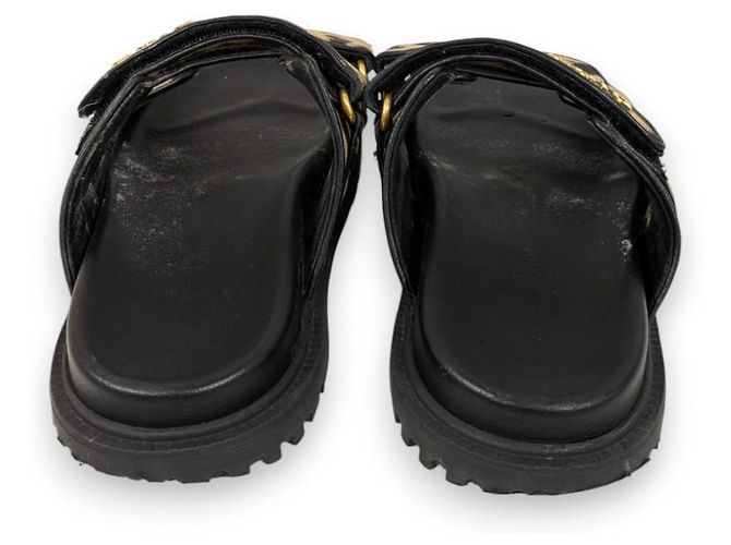 sandali slide Christian Dior DIORACT Nero Beige - vista 6
