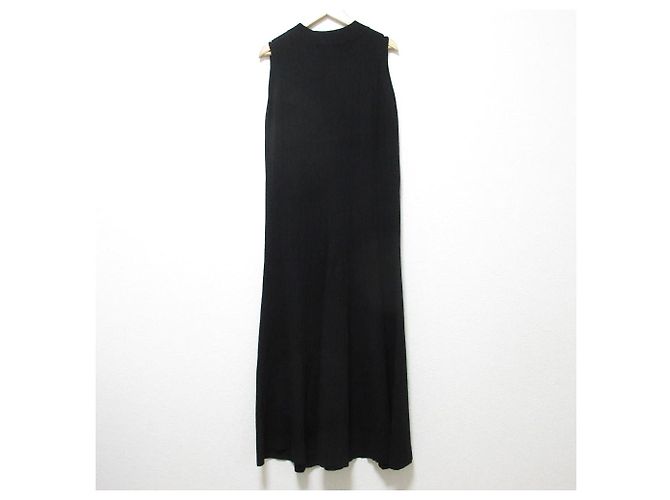 Autre Marque Vestido de punto con paneles STYLE DELI Negro - vista 2