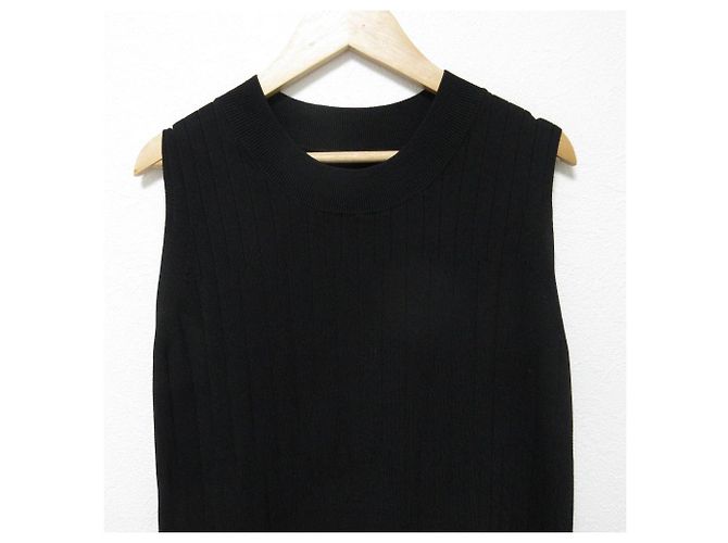 Autre Marque Vestido de punto con paneles STYLE DELI Negro - vista 3