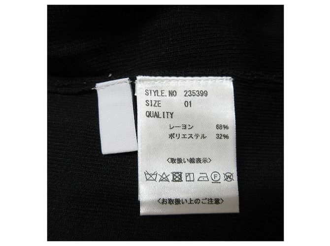 Autre Marque Vestido de punto con paneles STYLE DELI Negro - vista 4