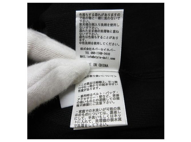 Autre Marque Vestido de punto con paneles STYLE DELI Negro - vista 5