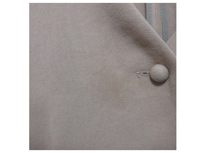 Autre Marque Vestido largo con capucha 2way de encaje Lautashi Beige - vista 11
