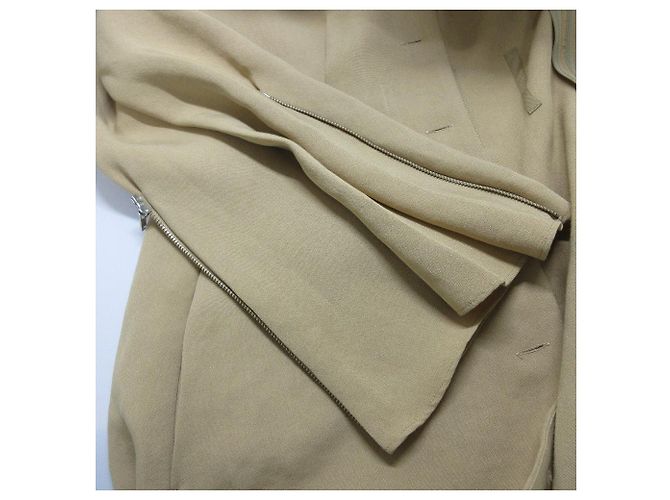 Autre Marque Vestido largo con capucha 2way de encaje Lautashi Beige - vista 7