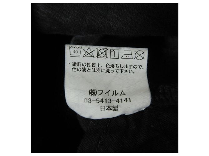 Autre Marque Pantalones de Denim Elástico AKKO DOUBLE STANDARD CLOTHING Negro - vista 9