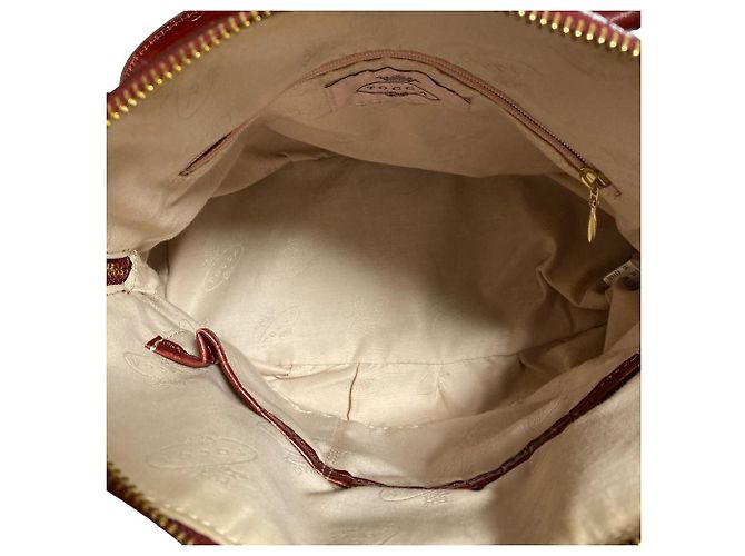 Autre Marque Borsa a 2 modi in pelle con stampa coccodrillo TOCCA Marrone Bordò - vista 11