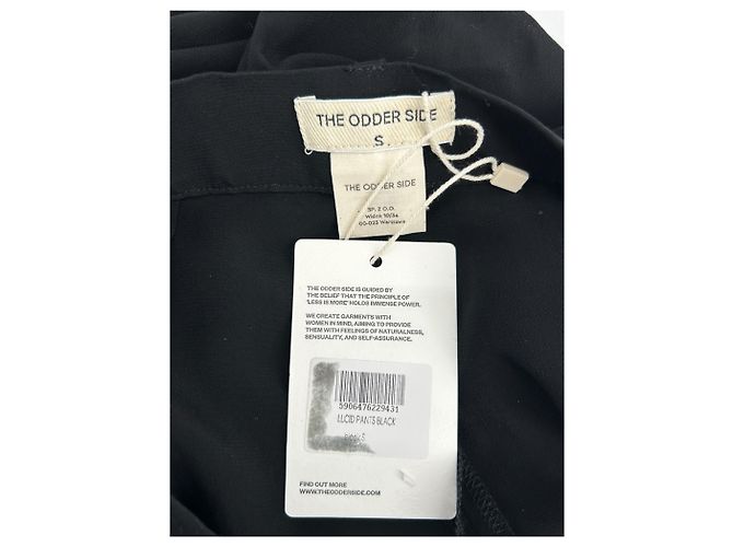 Autre Marque Pantalone nero trasparente - vista 3