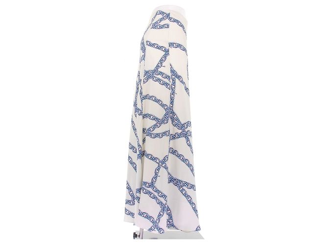 Louis Vuitton Gonna lunga con stampa Bianco - vista 3