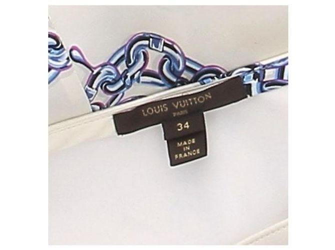 Louis Vuitton Gonna lunga con stampa Bianco - vista 5