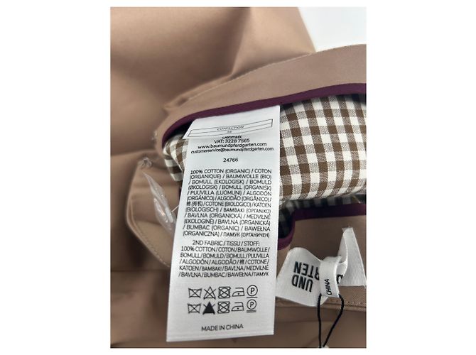 Falda de algodón marrón Baum und Pferdgarten Talla 36 Castaño - vista 4