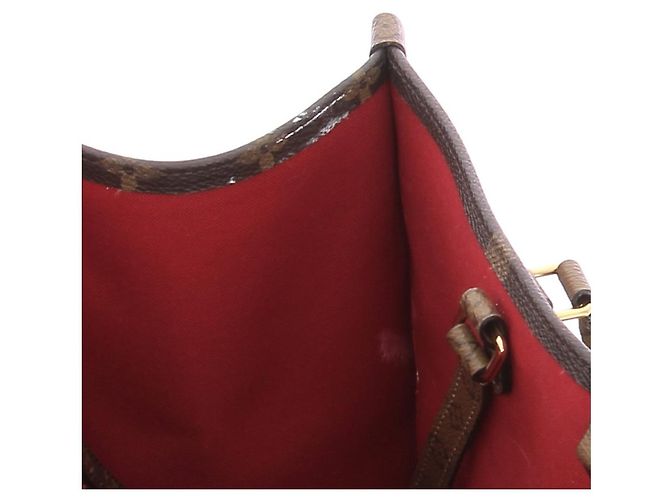 Louis Vuitton Borsa Tote Onthego Monogramma Pelle Marrone - vista 6