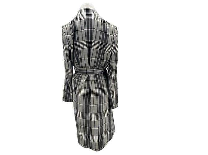 Autre Marque Graue gestreifte Jacke - Ansicht 2