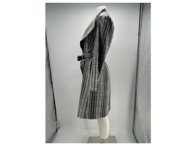 Autre Marque Graue gestreifte Jacke - Ansicht 3