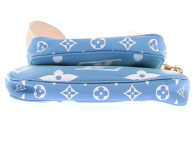 Louis Vuitton Schultertasche "Multi Pochette" Blau - Ansicht 5
