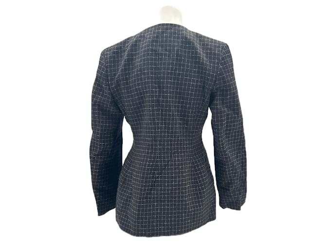 Dagmar Blazer gris a rayas - vista 2