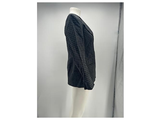 Dagmar Blazer gris a rayas - vista 4