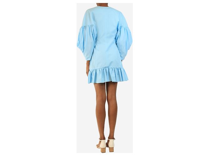 Autre Marque Blaues Holunder-Kleid - Größe UK 6 - Ansicht 2