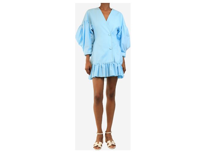 Autre Marque Blaues Holunder-Kleid - Größe UK 6 - Ansicht 3