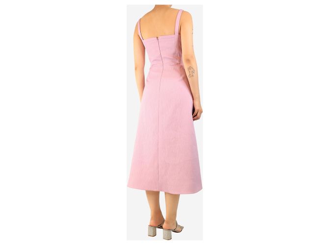 Autre Marque Lila Midikleid - Größe UK 8 - Ansicht 2