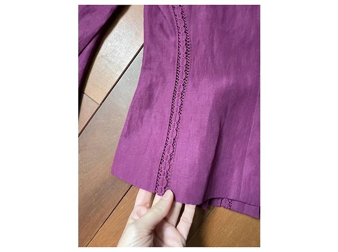 Alberta Ferretti Giacca Corta Viola Porpora - vista 5