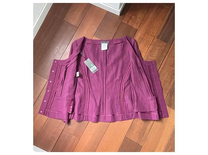 Alberta Ferretti Giacca Corta Viola Porpora - vista 7