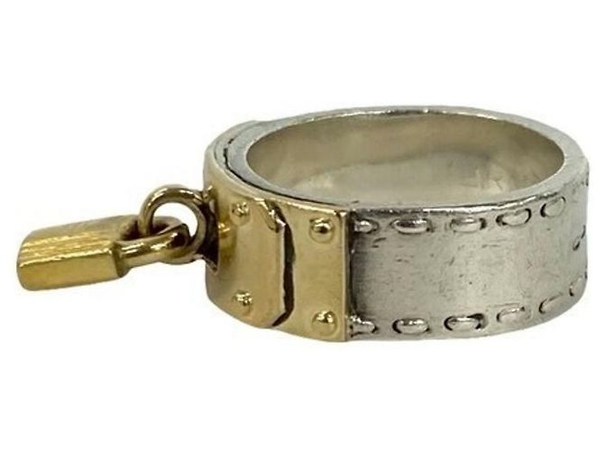 Anello Kelly di Hermès in argento e oro D'oro - vista 4