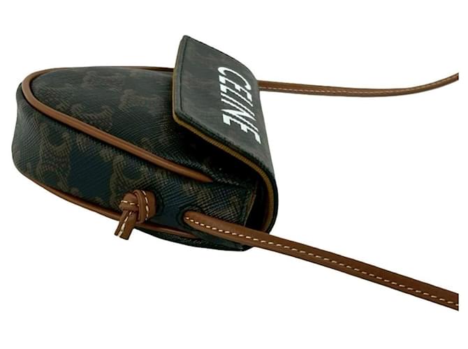 Céline CELINE Triomphe Triangle Tasche Braun - Ansicht 6