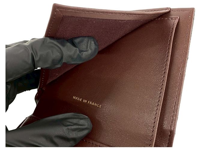 Cartera tríptico Matelassé Chanel en negro - vista 9