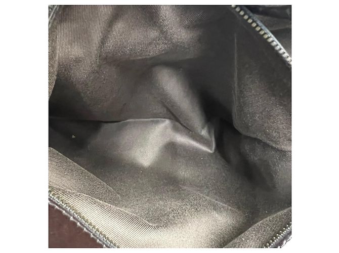 Borsa Tote Gucci in tela marrone e pelle - vista 10