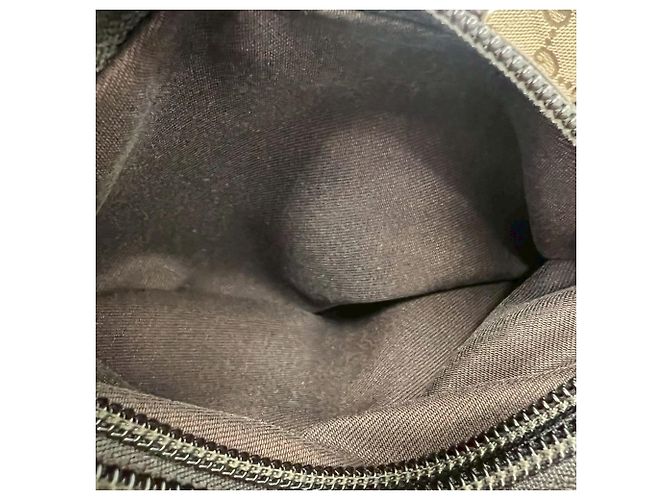 Mini borsa tote Gucci Sherry Line GG Logo Marrone Rosso Verde - vista 10
