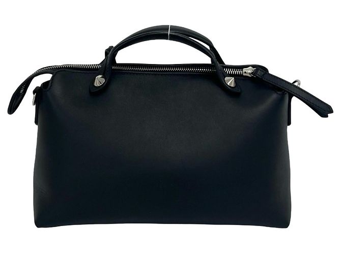 Fendi By The Way Medium Leder Schultertasche Schwarz - Ansicht 3